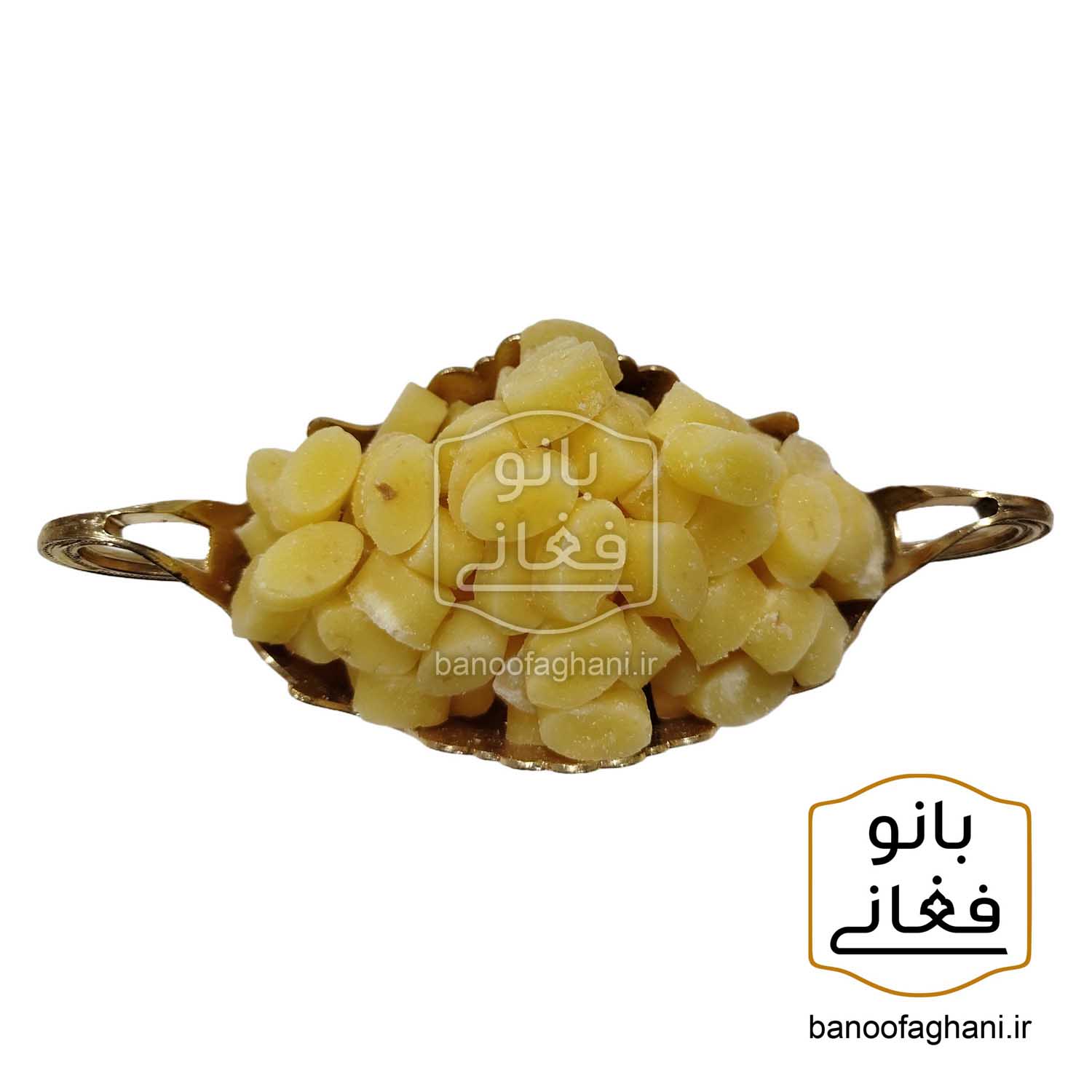 خرید و قیمت قند فور زعفرانی - قامفوت زعفرانی بیضی