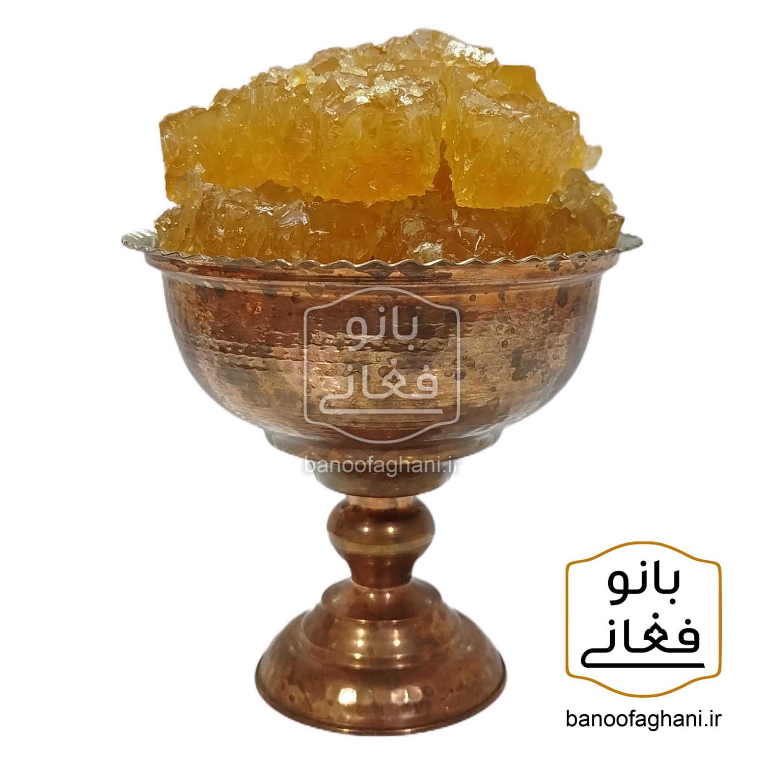 لقمه نبات یزدی شیره انگور - کاسه نبات یزدی شیره انگور عسگری
