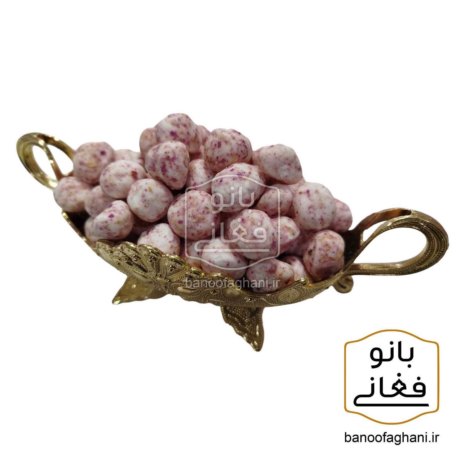 شکر پنیر گل محمدی - آبنبات بجنوردی گل محمدی